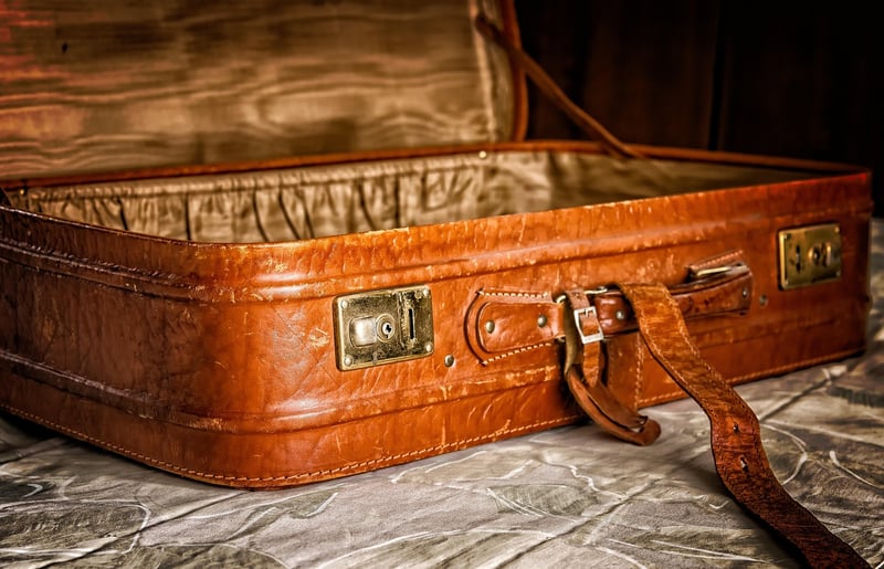 Vintage Suitcase Side Table